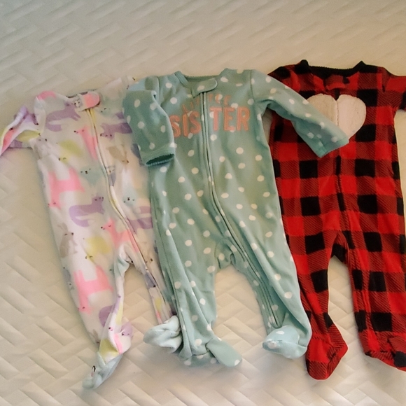 Carter's Other - Set of 3 Carters Fleece Pjs